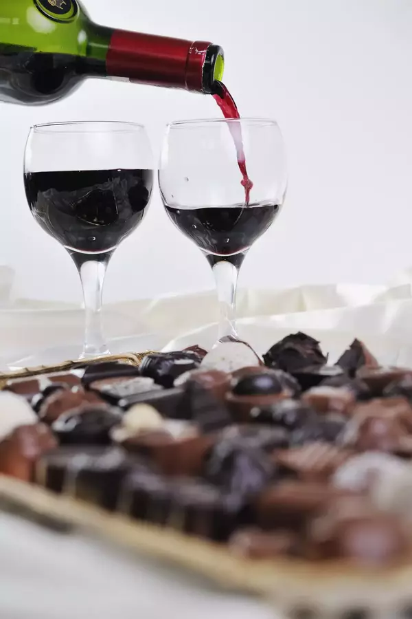 wine and chocolate wine and chocolate